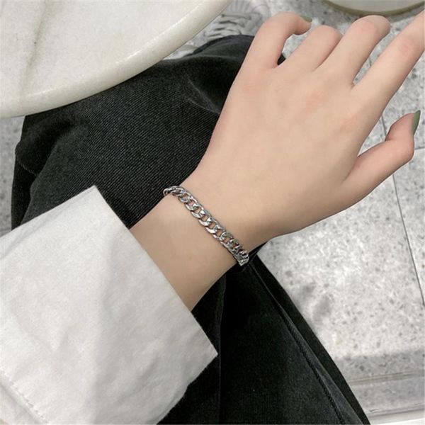 

xialuoke vintage bohemia metal chain link bracelet for women new fashion jewelry accessories br668, Black