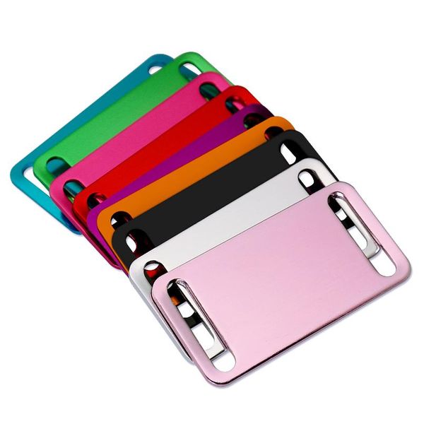 

20pcs/lot personalzied slide-on dog id tags collar accessories engraved pet puppy cat name tag custom aluminum dog tags qylrmp