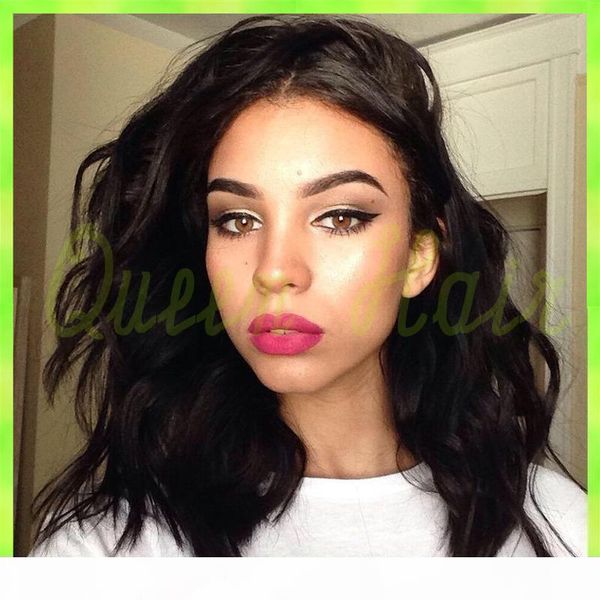 

human hair short wigs bob hairstye brazilian front lace wig & glueless full lace wig short human hair, Black;brown