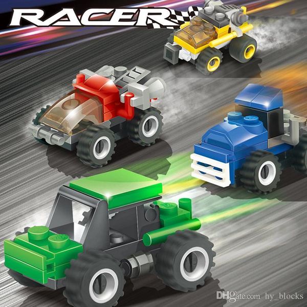 

mini car model building blocks for kids diy educational assembled transportation tank plane small bricks toys for boys children 07