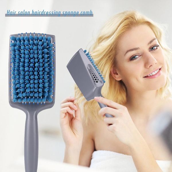 

salon tools dry hair comb water absorption hairdressing anti-static comb portable hair styling comb h jllfxw, Silver