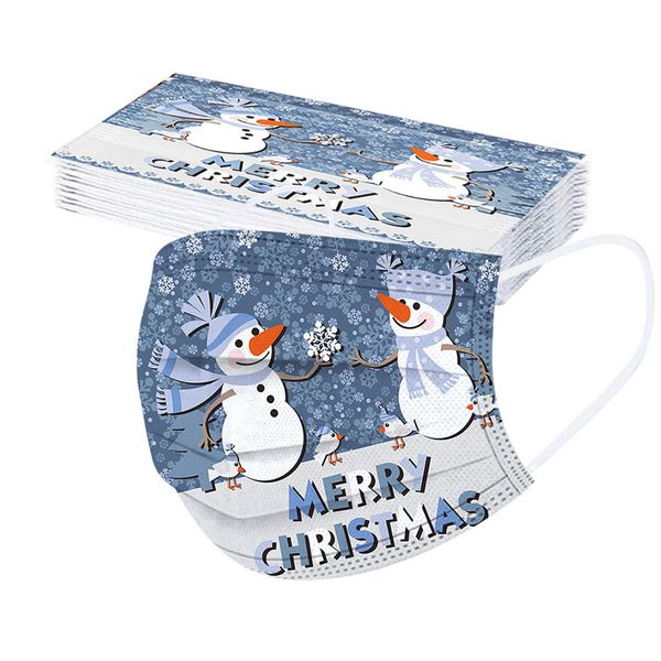 

funny masks protection christmas face 20pcs print disposable earloop party mask for cosplay design mascarillas