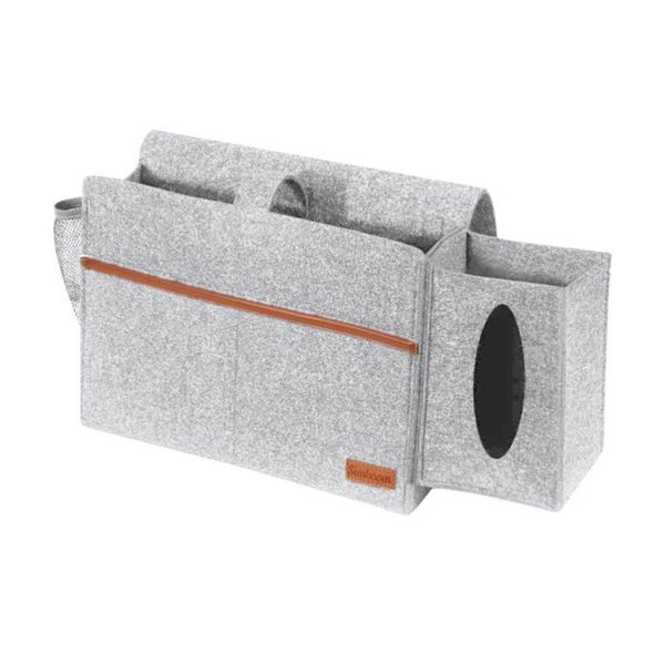 

1pc felt bedside caddy hanging storage bag student dorm sundries organizer