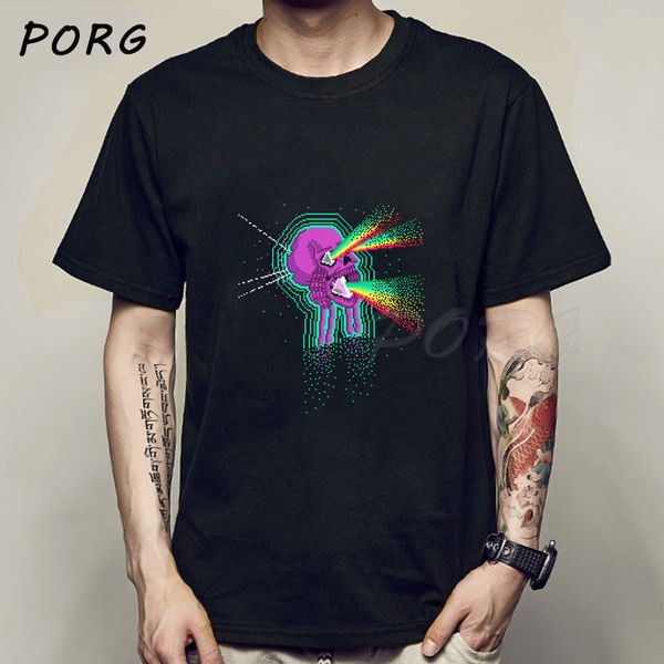 

pixedelic fashion summer casual funny print hip pop streetwear o neck tshirt 2020 sport hooded sweatshirt hoodie men t shirt