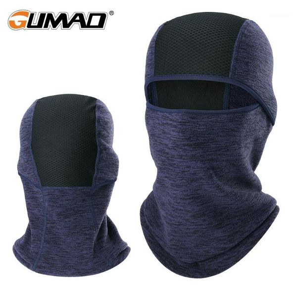 

winter warmer balaclava mask hiking scarf fleece thermal full face cover windproof running snowboard hat helmet ski men women1, Black