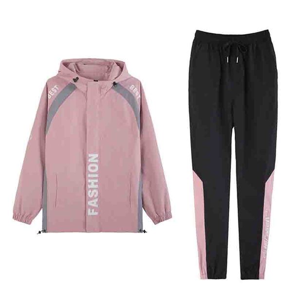 

womens tracksuits fashion women two piece set casual active suits casual woman sports and leisure suit 4 colors size -5xl, Gray
