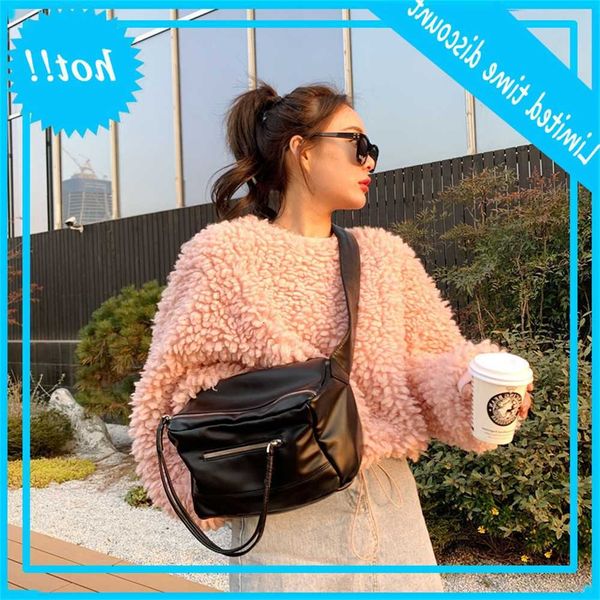 

buckle function messenger korean versatile large capacity dark wind single shoulder bag personalized street p men's and women's