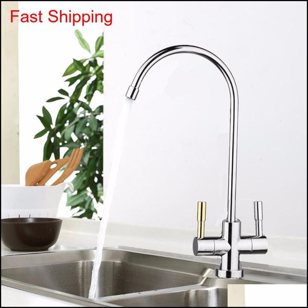 

1 4'' drinking ro water filter faucet stainless steel finish reverse osmosis sink kitchen doubl qyluqz packing2010