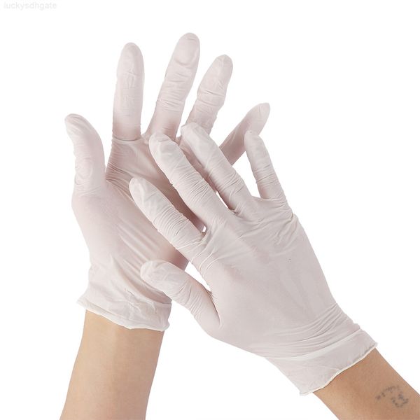 

factoryf9zrgloves rubber black disposable mechanic latex nitrile food laboratory kitchen home cleaning tool shi