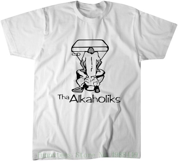 

tha alkaholiks promo t shirt - классический hip - hop top tee 100% хлопок юмор сыпучие crewneck tee рубашки спорта с капюшоном толстовка тол
