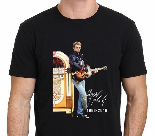 

george michael t-shirt tribute in memoriam sport hooded sweatshirt hoodie