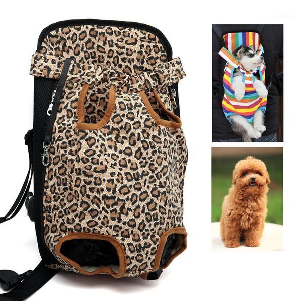 

pet out portable pack pet double shoulder pack leopard tattoo chest backpack chest1