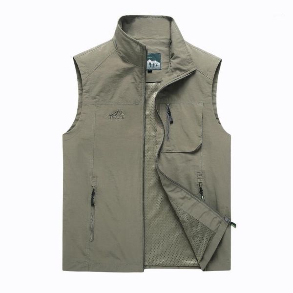 

men's vests new arrival summer mens sleeveless vest spring autumn casual travels vest outdoors thin waistcoat male clothes1, Black;white