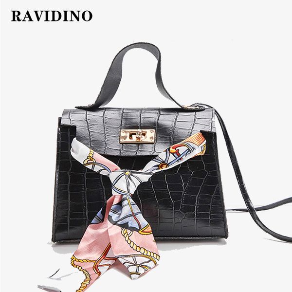 

ladies vintage handbag crossbody bag small messenger bag women lock handbag luxury female scarf shoulder crocodile female