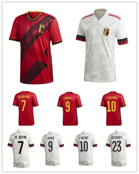 

men 2020 belgium soccer jerseys de belgium lukaku tielemans eden hazard football shirt mertens carrasco bruyne origi shirt, Black;yellow
