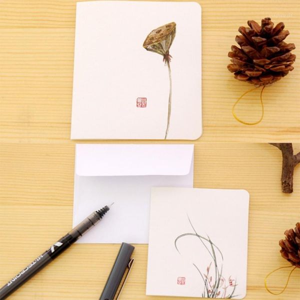 

greeting cards classical chinese style handmade folded invitations card,1