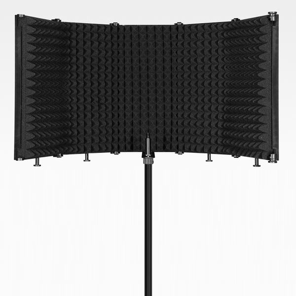 Freeshipping Absorvendo Absorvendo Vocal Gravação Painel Portátil Isolamento Acústico Microfone Protetor à Prova de Microfone