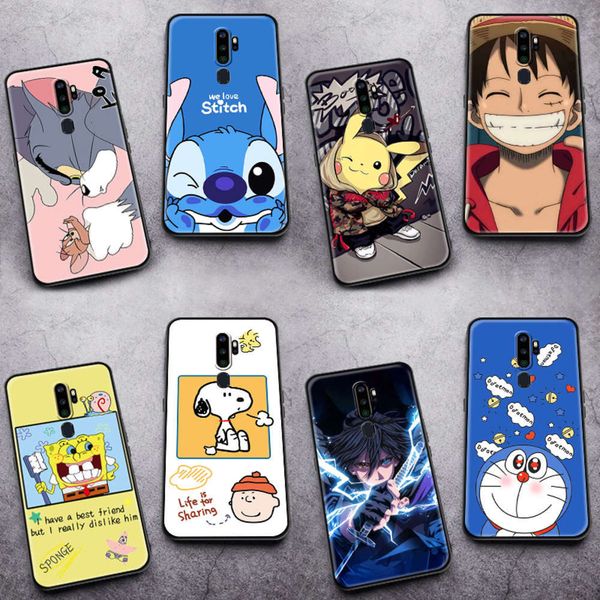 

oppoa11 mobile phone case men's personality women's fashion anti falling all inclusive fashion soft cartoon animation frosting cut