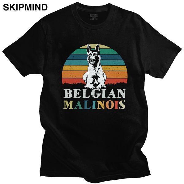 

funny belgian malinois tshirt men vintage t shirt short sleeve vintage sunset shepherd dog tee shirt gift sport hooded sweatshirt hoodie