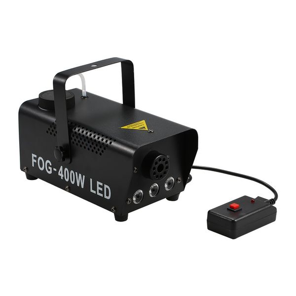 LED 400W Macchina del fumo a controllo wireless Mini RGB Interlacciato LED Nebbia Fogger Effetto di illuminazione professionale da palcoscenico per la fase della festa nuziale