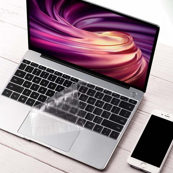 

for huawei matebook 13 intel /matebook 13 amd ryzen all series silicone keyboard cover case transparent clear protecter film