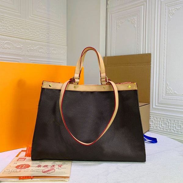 

lady large shopping bag casual tote handbag women quality shoulder bag soft old flower pouch new