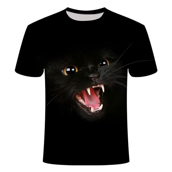 

new cool 3d print two cat male 3d print shirts kawaii funny humor men clothing