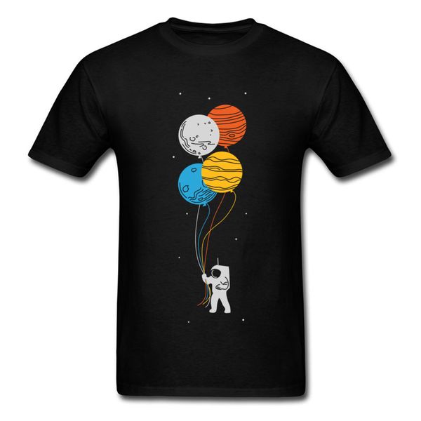 

celestial balloons tshirt planet balloon astronaut mens space tees cartoon designer sport hooded sweatshirt hoodie men t shirt