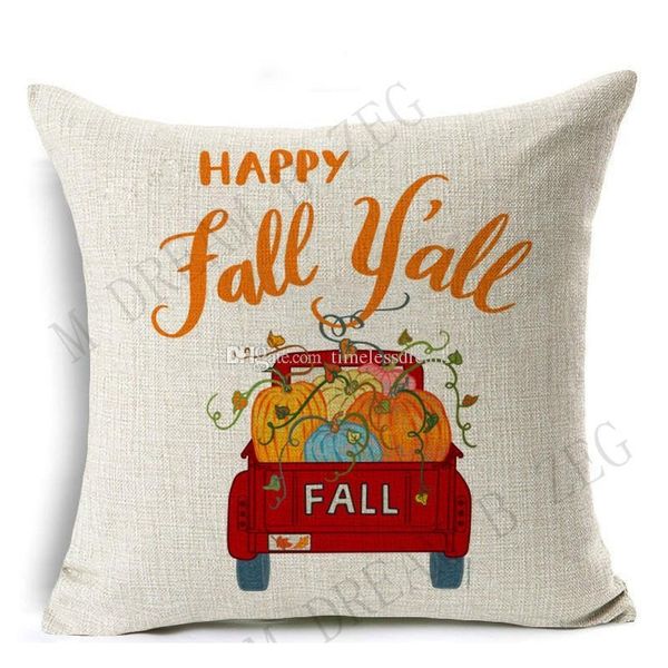 

48 styles happy thanksgiving day pillow covers fall decor linen give thanks sofa throw pillow case home jlljmr lucky2005