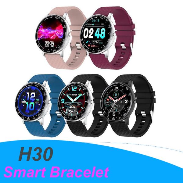 H30 Smart Watch Watch IP68 Водонепроницаемый пользовательский циферблат воспроизведение музыки SmartWatch кровяное давление Способенное монитор Спящий монитор Спорт Фитнес