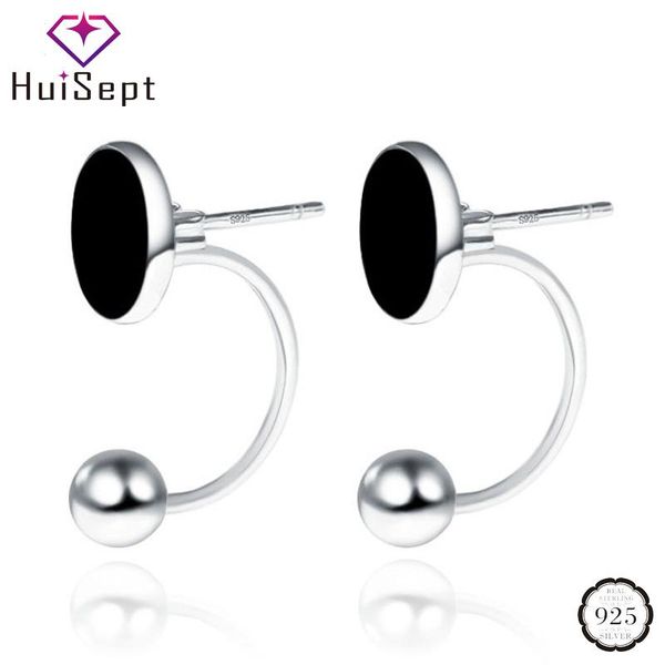 

stud huisept trendy silver earrings jewelry 8*20mm for female korean temperament lady ornaments wedding party wholesale, Golden;silver
