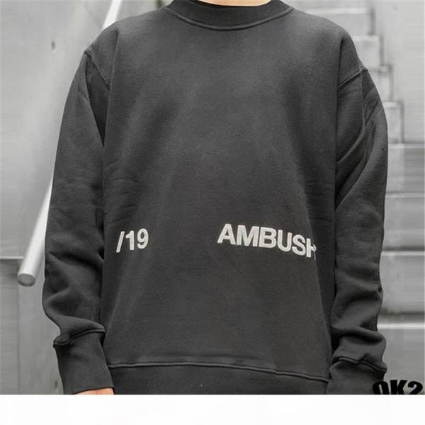 

ambush high-quality coat men women 1:1 sweater streetwear ambush sweatshirts t200219, White;black