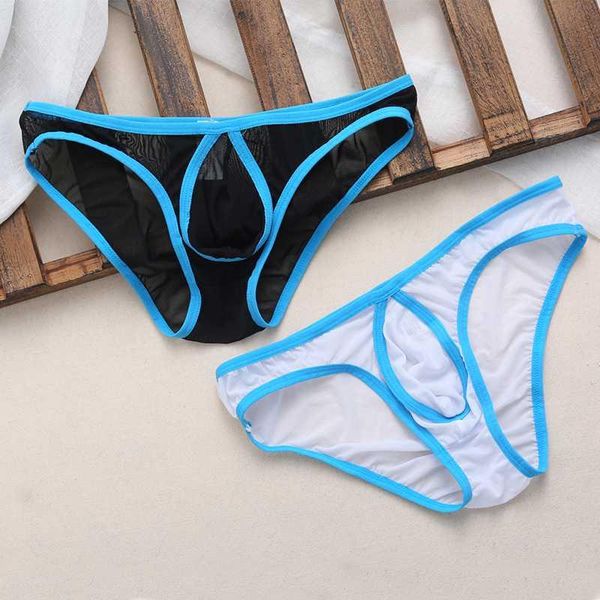 

men's mesh jockstrap underwear briefs thongs mens bulge underpants men thong, Black;white