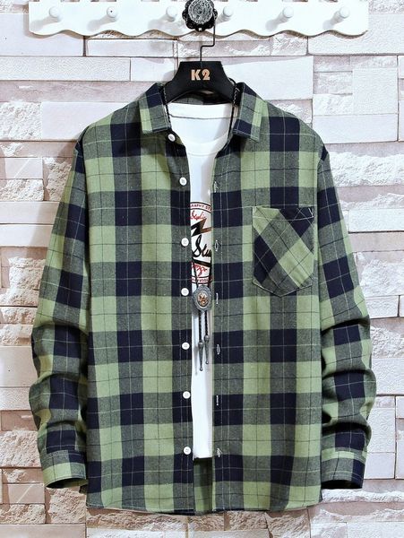 

men plaid button through shirt without tee d0ep#, White;black
