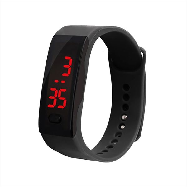 

led children's digital display silicone sports watch, waterproof, intelligent technology, # p3