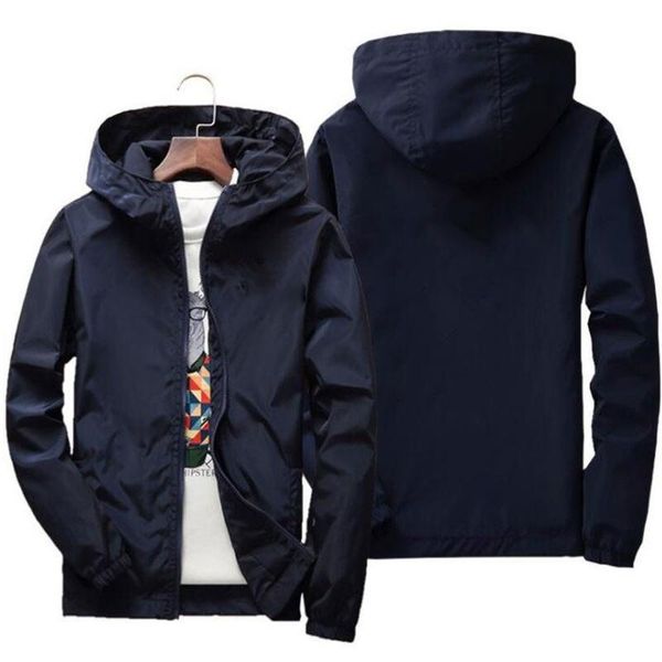 

plus size s-7xl spring autumn jacket men thin windbreaker slim fit young men hooded bomber jacket men, Black;brown