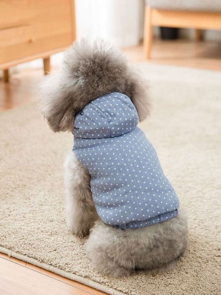 

printed cotton teddy bomei bear dog autumn and winter clothing pet cloth thickened cat vt