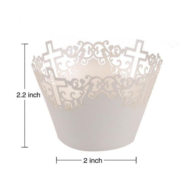 

50шт филигрань vine завертчица крест кружева торт упаковщики muffin случаи кубок выпечка дело лотки свадебный birthday party decor a4 sqcuog