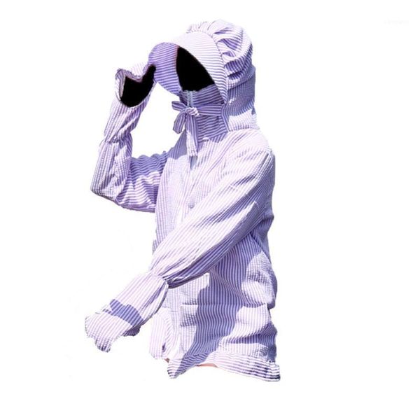 

outdoor jackets&hoodies d501-c long-sleeved upper body sun protection uv shawl clothing female shirt1, Blue;black