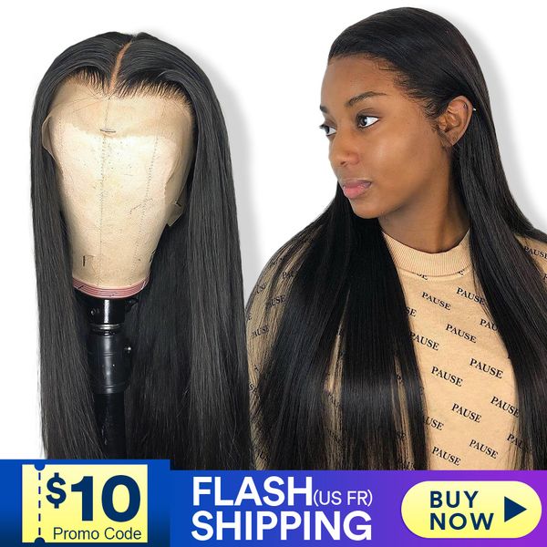 

lace front human hair wigs for black women straight hd frontal bob wig brazilian afro short long 30 inch natural wig full, Black;brown