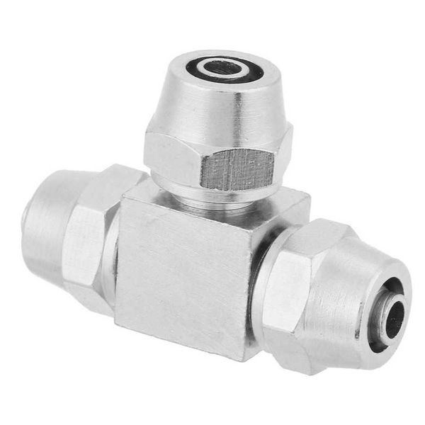 

t shaped female thread 4/6/8mm push in joint pneumatic quick fitting connector s