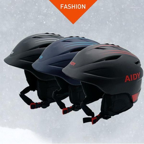 

ski helmet pc case + velvet fabric lining thick warm safety protection ultralight ski helmet professional equipment1