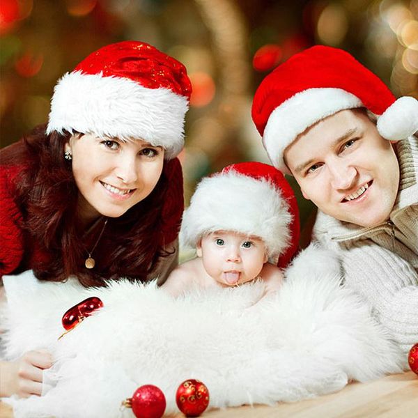 

wide brim hats christmas hat for childrens and adults funny novelty santa crazy pants red, Blue;gray