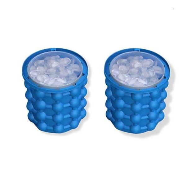 

the revolutionary space saving ice cube maker kitchen tool ice buckets silicone irlde ice genie with retail box