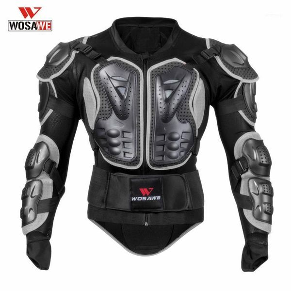

wosawe motocross motorcycle armor motos motocicleta body armor shirt jacket pvc eva back shoulder protector gear size m-3xl1