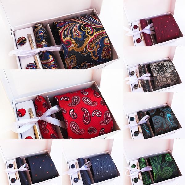 

flgs fashion classic 8cm men neck silk tie dot ties wedding handmade dots tie ties box party necktie dot necktie business ties polyester tie, Black;blue