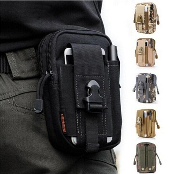

2021 new men waist pack bum bag pouch waterproof belt waist packs molle nylon mobile phone wallet travel tool bag