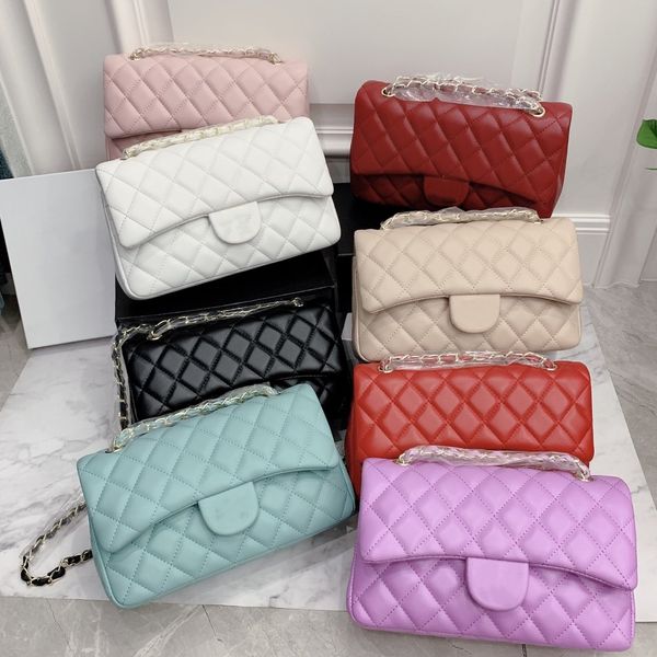 

luxury designer lingge cf flap bag quality lady women original genuine leather handbag shoulder messenger chain bags