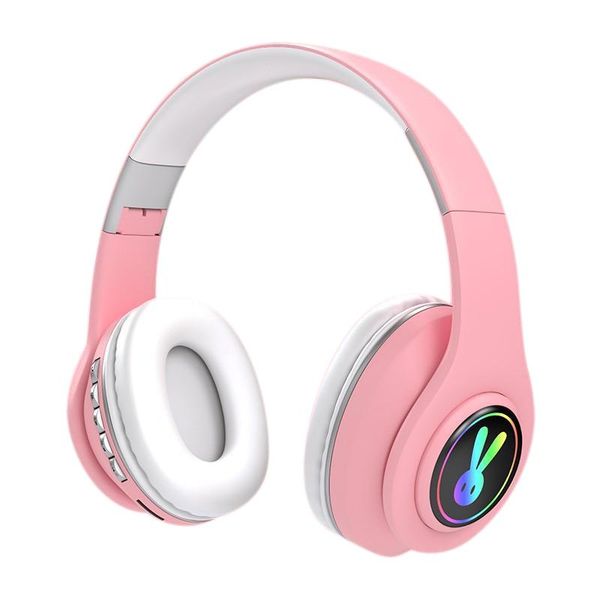 

wireless bluetooth 5.0 music earphone cute bluetooth headset support radio headset