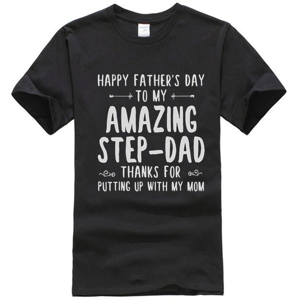 

mens happy fathers day to my amazing step-dad thanks for putting t-shirts sport hooded sweatshirt hoodie